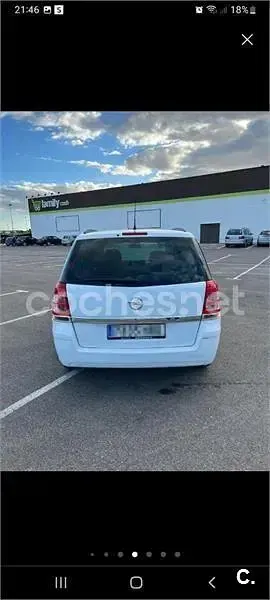 Usado Opel Zafira Family 110 CV (80 kW) 2013 Blanco Monovolumen