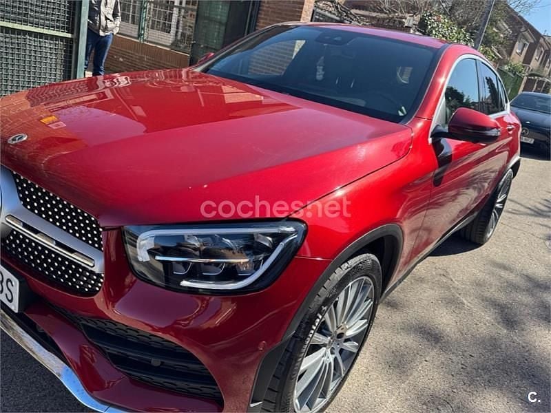 Usado Mercedes GLC300 245 CV (180 kW) 2022 Rojo Coupe
