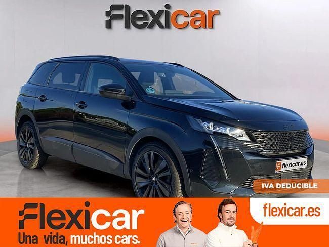 Negro Usado 2022 Peugeot 5008 GT Monovolumen | 24.490 € (Un poco caro) - Imagen 1/4