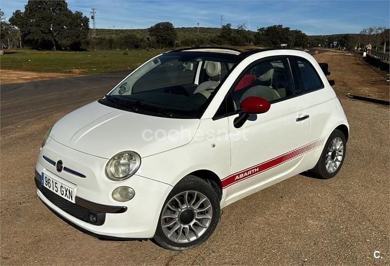 Usado Fiat 500C Lounge 100 CV (73 kW) 2010 Blanco Descapotable