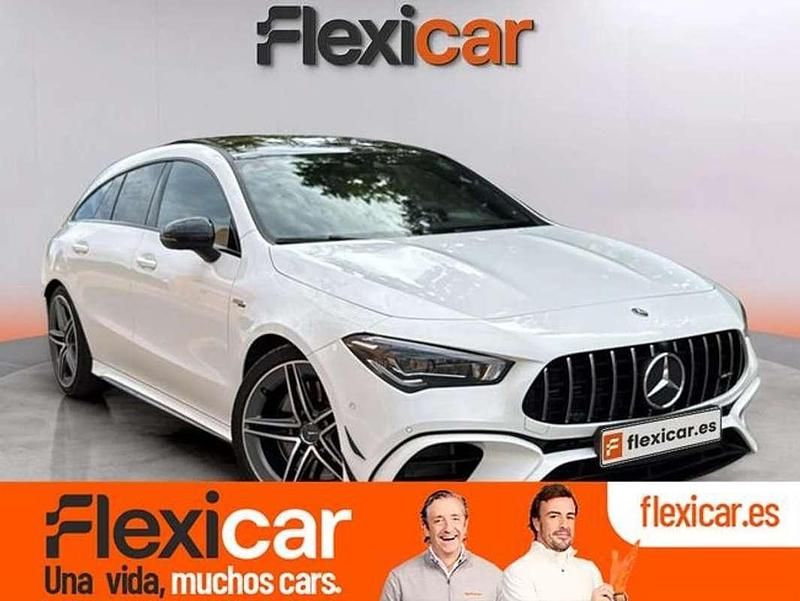 Usado Mercedes CLA45 AMG Shooting Brake AMG 421 CV (309 kW) 2020 Blanco Familiar