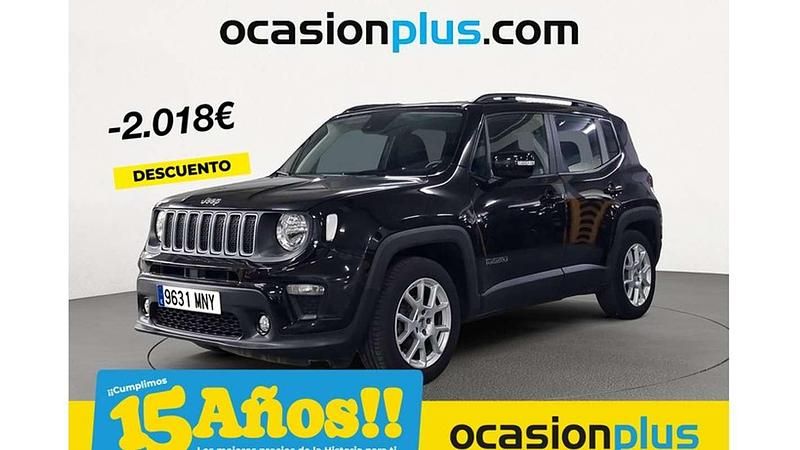 Negro Usado 2024 Jeep Renegade Limited SUV | 20.182 € (Precio justo) - Imagen 1/4