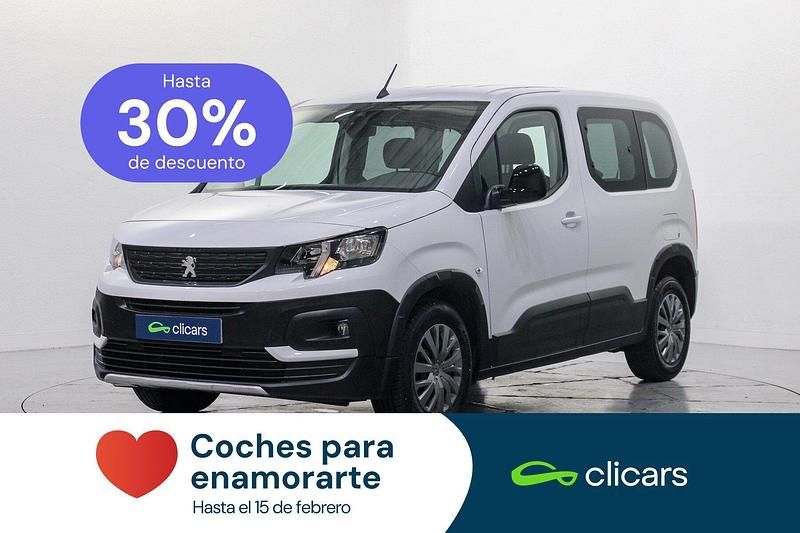 Usado Peugeot Rifter Active 100 CV (73 kW) 2022 Blanco Monovolumen