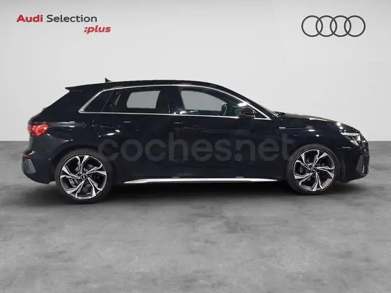 Usado Audi A3 S-Line 150 CV (110 kW) 2022 Negro Berlina