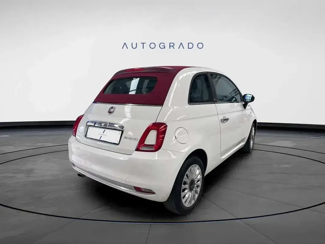 Usado Fiat 500C Dolcevita 69 CV (50 kW) 2021 Blanco Descapotable