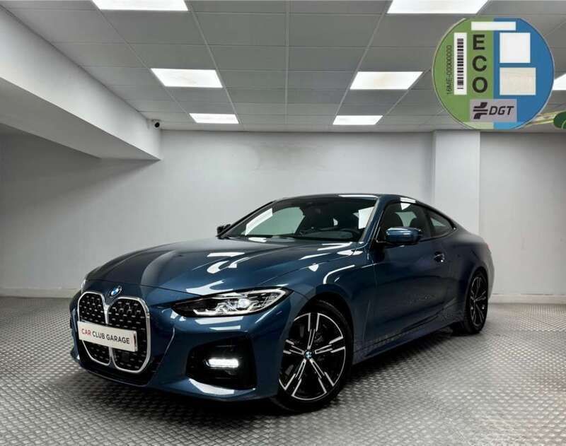 Azul Usado 2021 BMW 420 M Sport Coupe | 37.999 € (Super precio) - Imagen 1/4