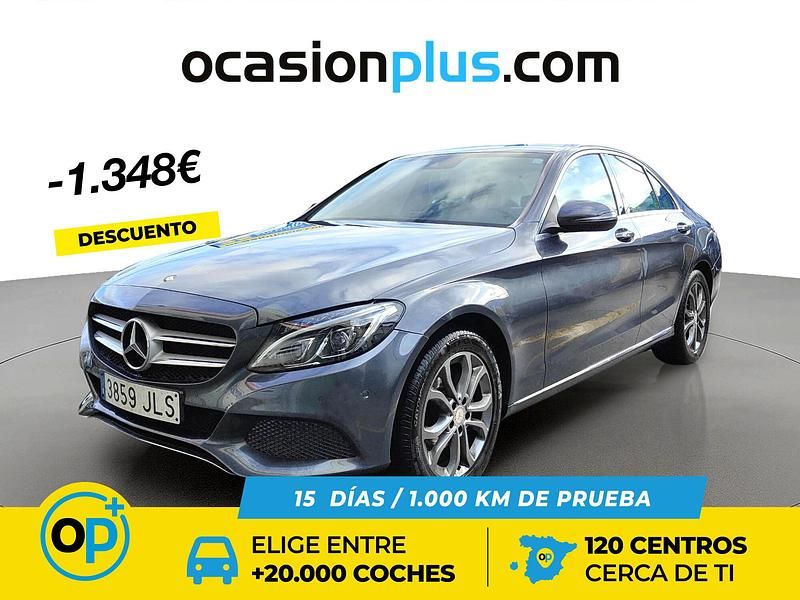 Gris Usado 2016 Mercedes C220 Berlina | 18.200 € (Buen precio) - Imagen 1/4
