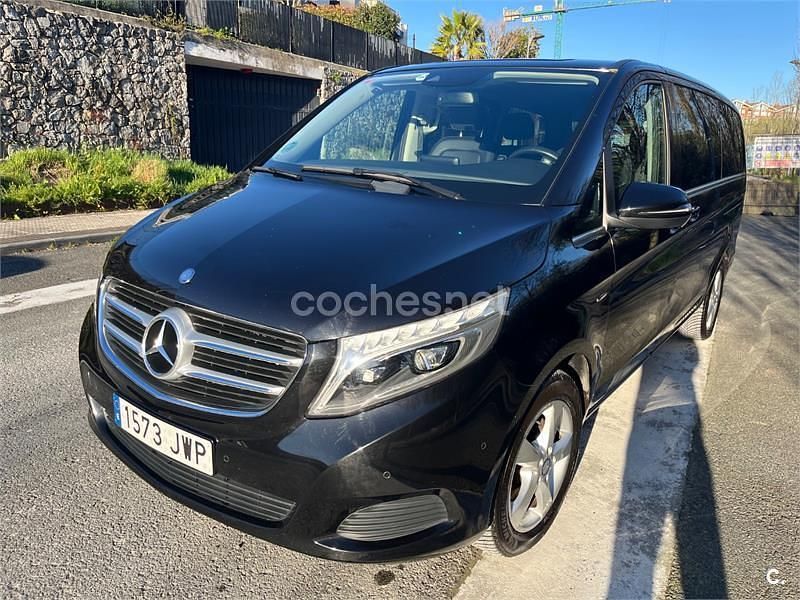 Usado Mercedes V220 Avantgarde 163 CV (119 kW) 2017 Negro Monovolumen