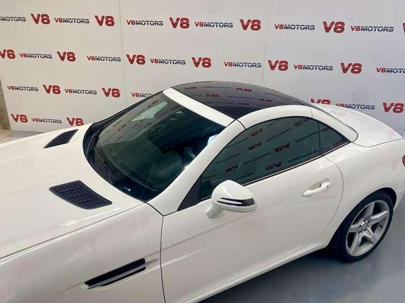 Usado Mercedes SLK250 204 CV (150 kW) 2014 Blanco Descapotable
