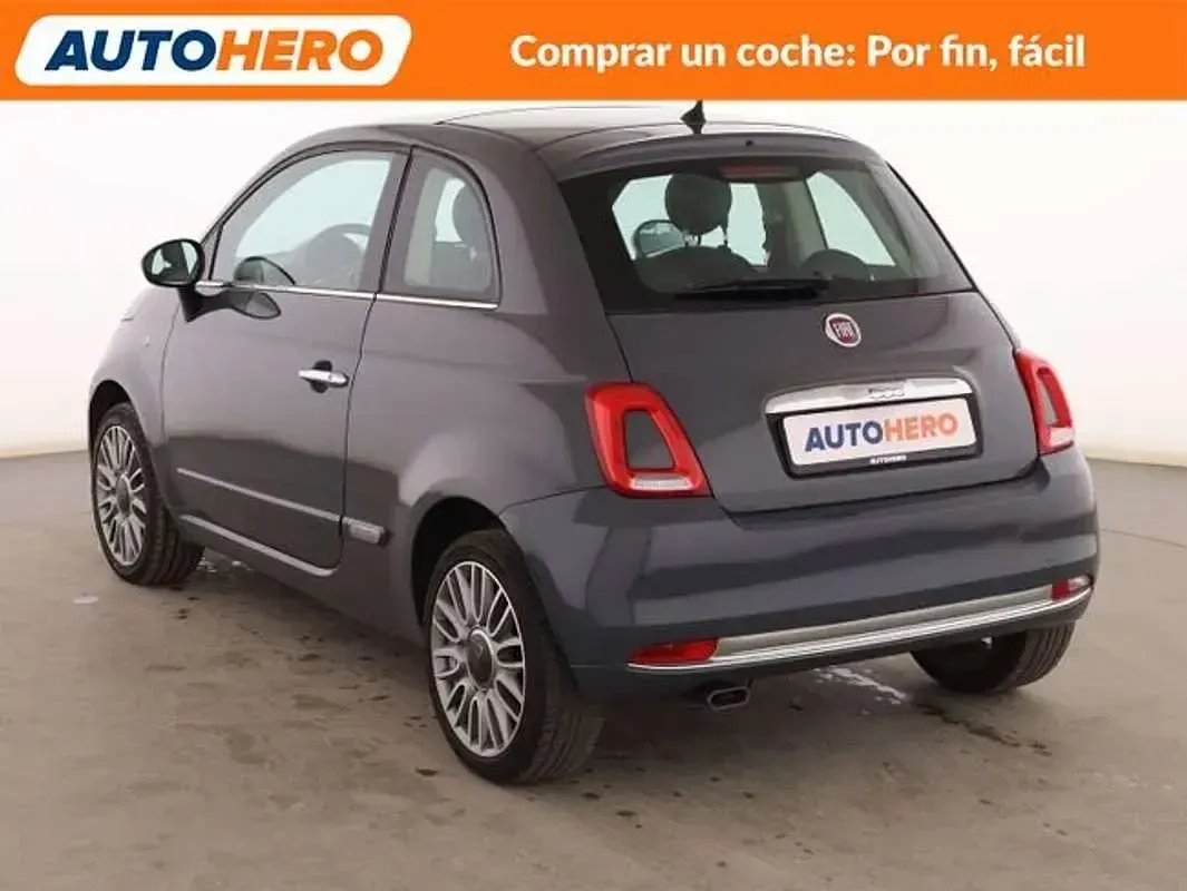 Usado Fiat 500 Lounge 71 CV (52 kW) 2016 Gris Berlina