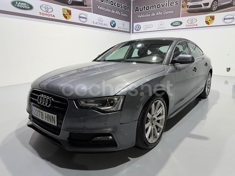 Gris / plata Usado 2013 Audi A5 Sportback S-Line Utilitario | 9990 € (Super precio) - Imagen 1/4