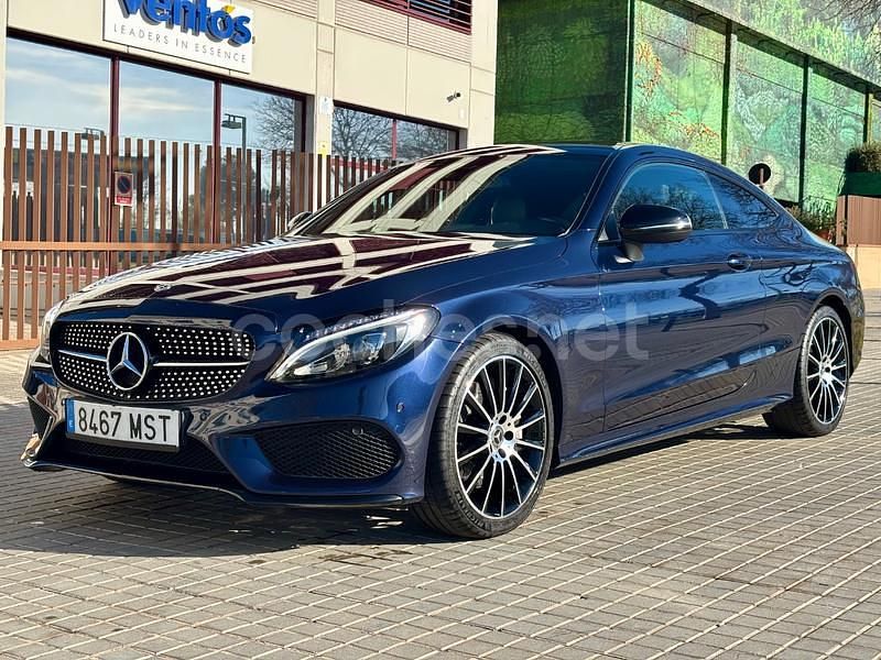 Azul Usado 2018 Mercedes C300 AMG Coupe | 32.900 € (Buen precio) - Imagen 1/4