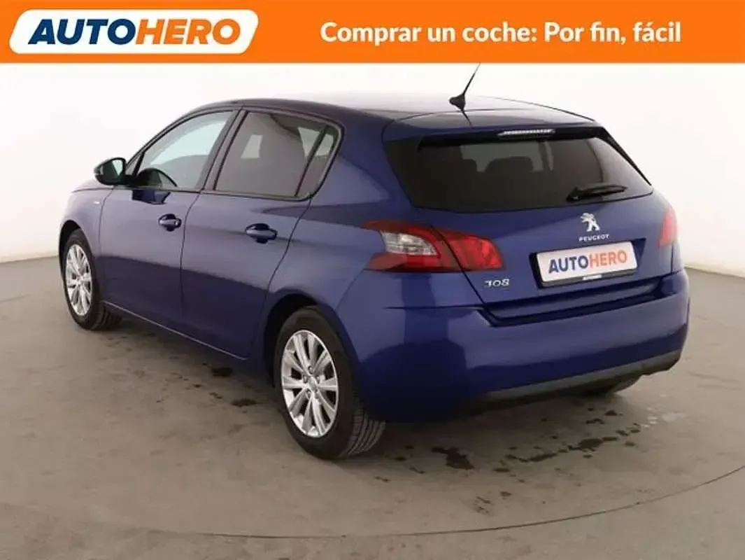 Usado Peugeot 308 Style 131 CV (96 kW) 2019 Azul Berlina