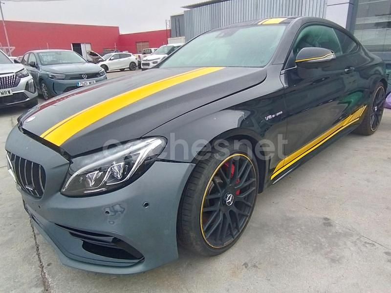 Usado Mercedes C63S AMG 510 CV (375 kW) 2016 Negro Coupe