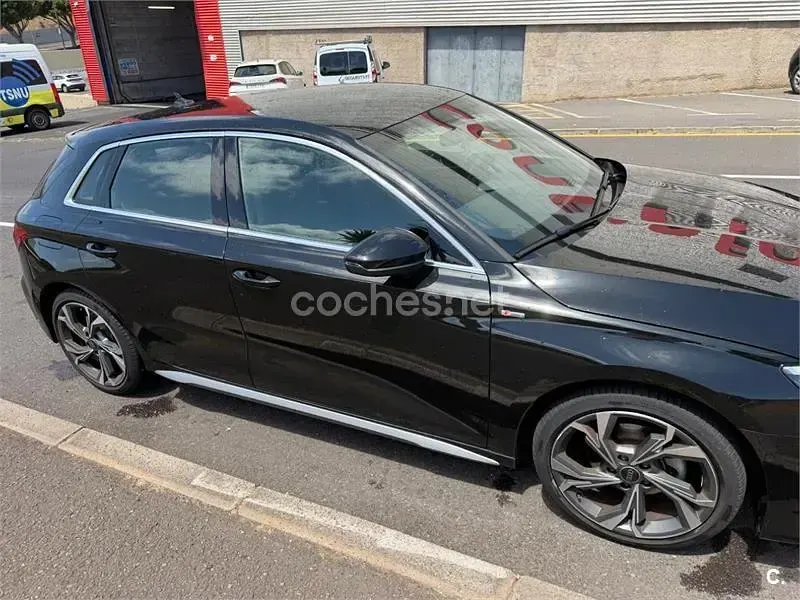 Usado Audi A3 150 CV (110 kW) 2023 Negro Berlina