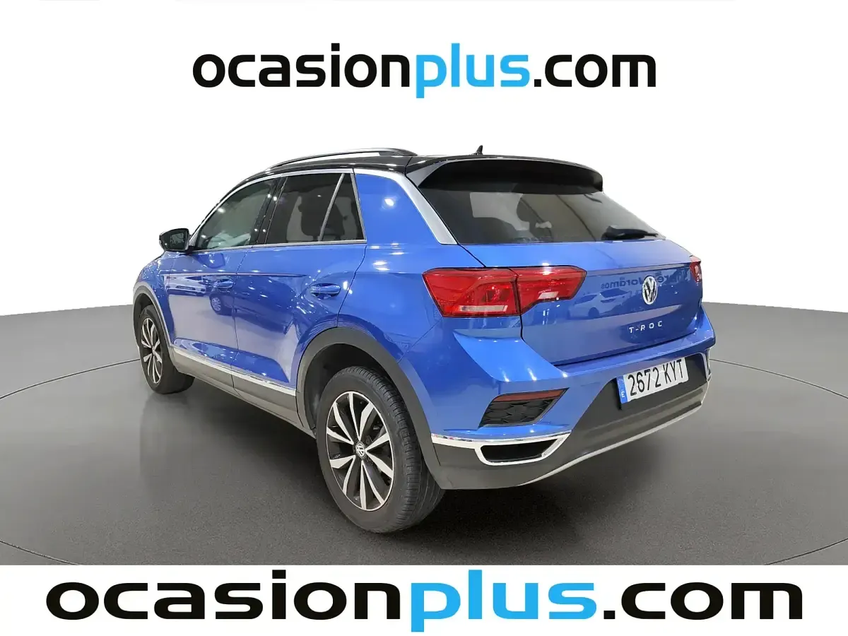 Usado VW T-Roc Advance 115 CV (84 kW) 2019 Azul SUV
