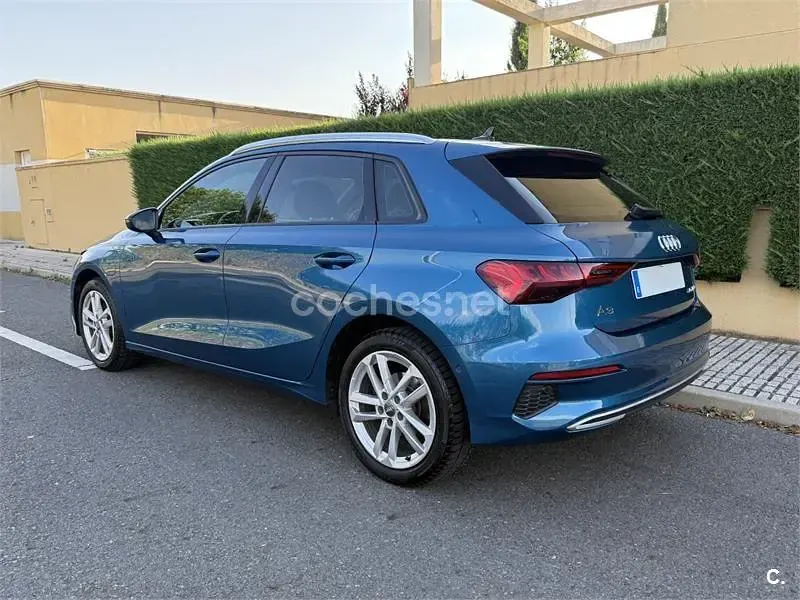 Usado Audi A3 Advanced Plus 204 CV (150 kW) 2021 Azul Berlina