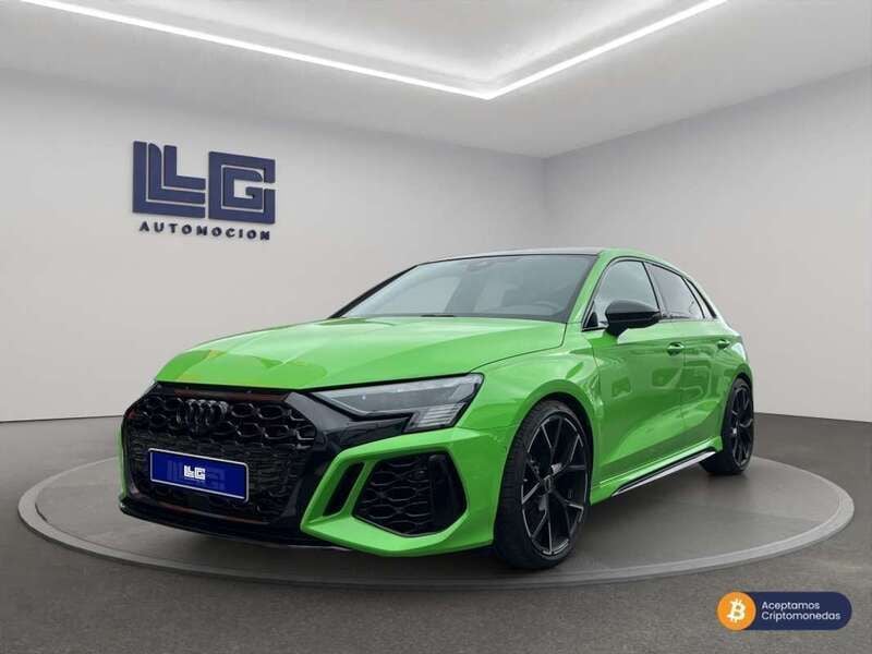 Verde Usado 2023 Audi RS3 Sportback Comfort Utilitario | 68.990 € (Un poco caro) - Imagen 1/4