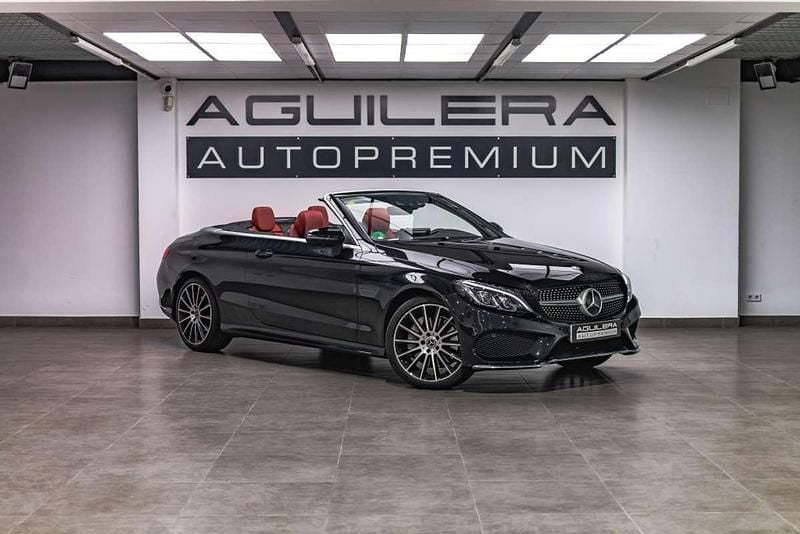 Usado Mercedes C250 204 CV (150 kW) 2018 Negro Descapotable