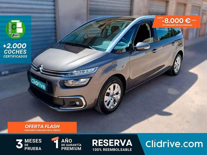 Gris Usado 2019 Citroën C4 SpaceTourer Feel Monovolumen | 12.290 € (Precio justo) - Imagen 1/3