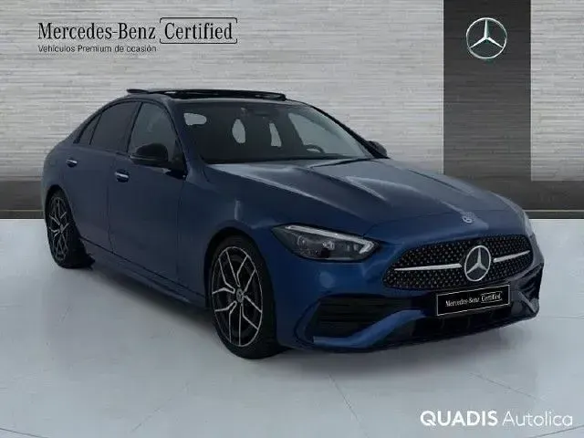 Usado Mercedes C220 200 CV (147 kW) 2021 Azul espectral Berlina