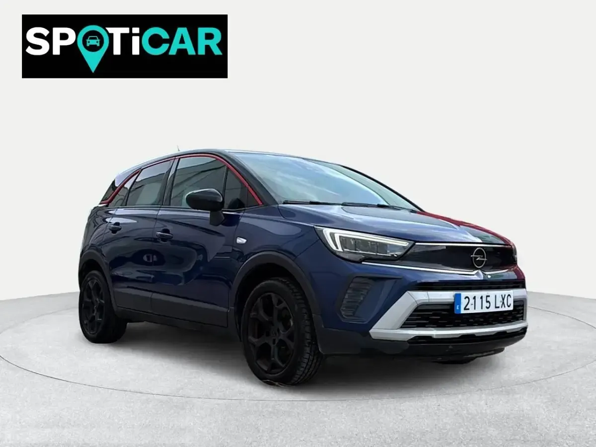 Usado Opel Crossland GS Line 110 CV (80 kW) 2022 Azul SUV