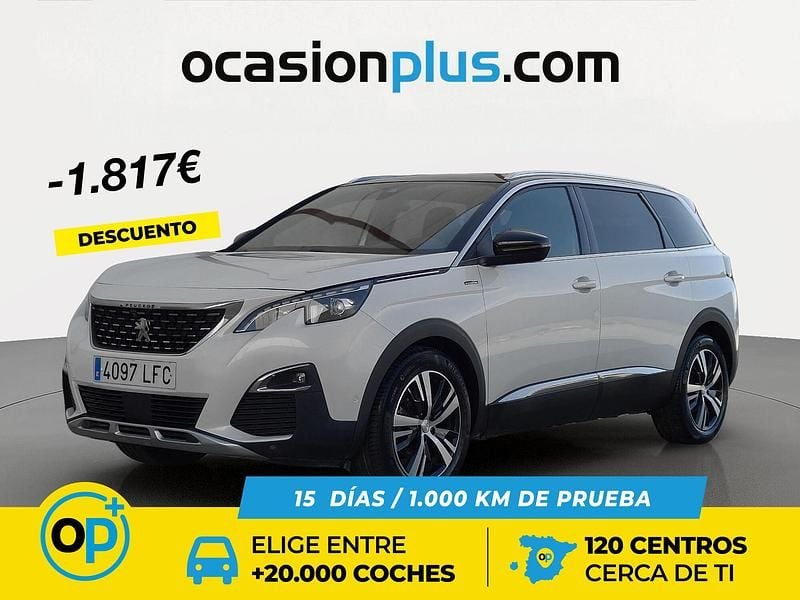 Blanco Usado 2020 Peugeot 5008 GT SUV | 19.990 € (Precio justo) - Imagen 1/4