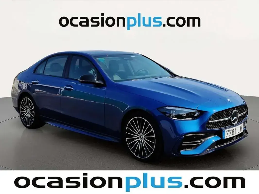 Usado Mercedes C200 204 CV (150 kW) 2022 Azul Berlina