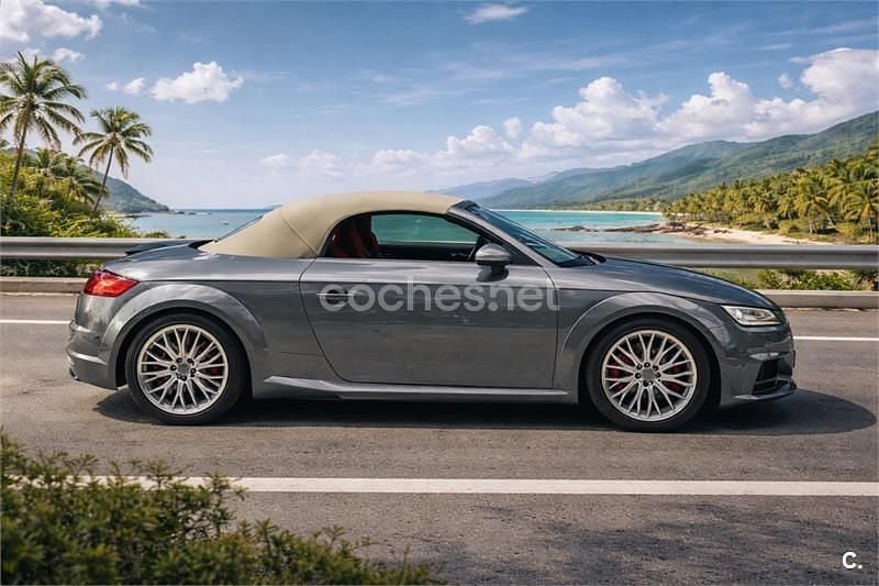 Usado Audi TTS S-Line 310 CV (228 kW) 2017 Gris / plata Coupe