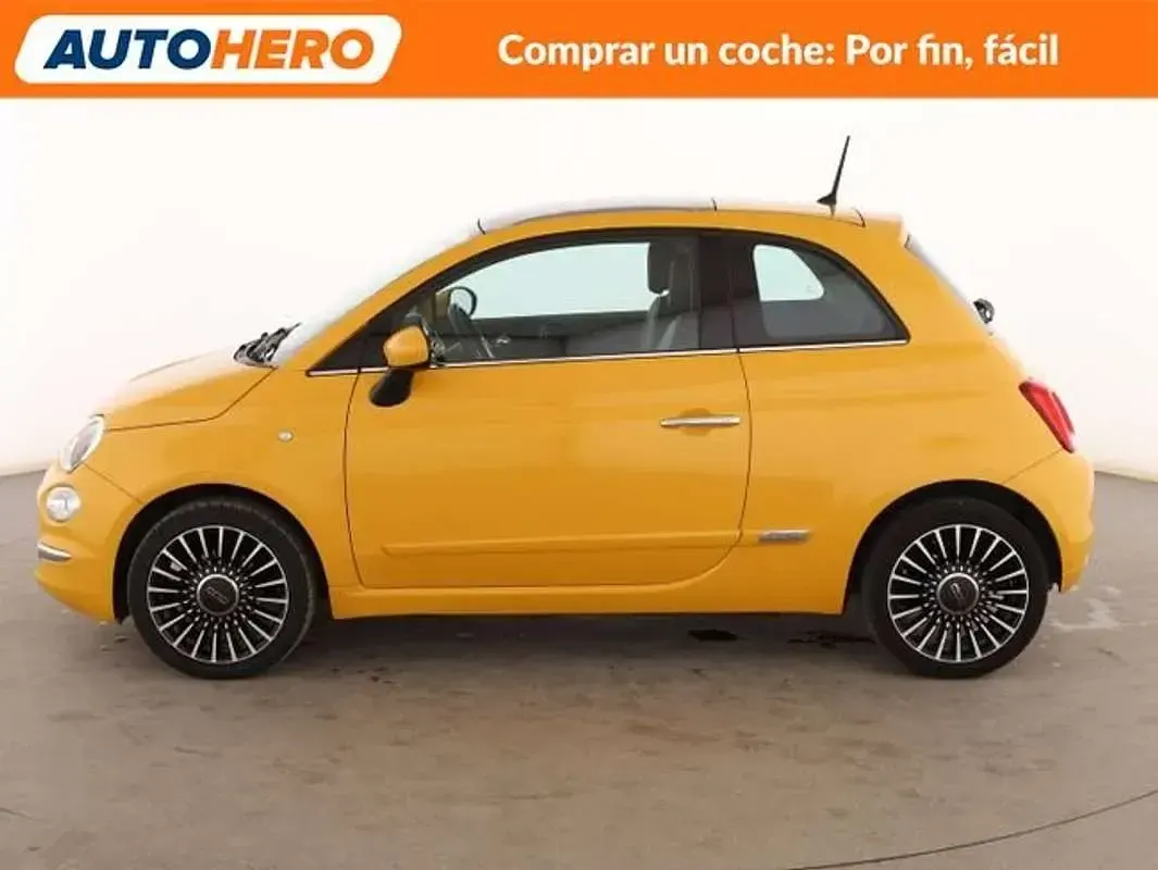 Usado Fiat 500 Lounge 71 CV (52 kW) 2016 Amarillo Berlina