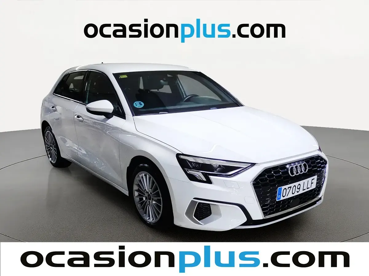 Usado Audi A3 Advanced Plus 150 CV (110 kW) 2020 Blanco Berlina