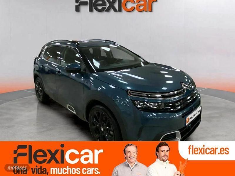 Azul Usado 2021 Citroën C5 Aircross Shine SUV | 18.490 € (Super precio) - Imagen 1/4