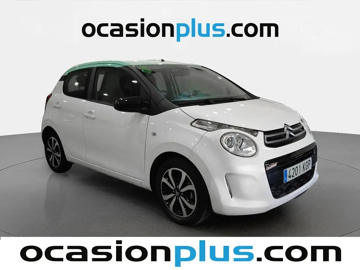 Usado Citroën C1 PureTech 82 CV (60 kW) 2018 Blanco Utilitario