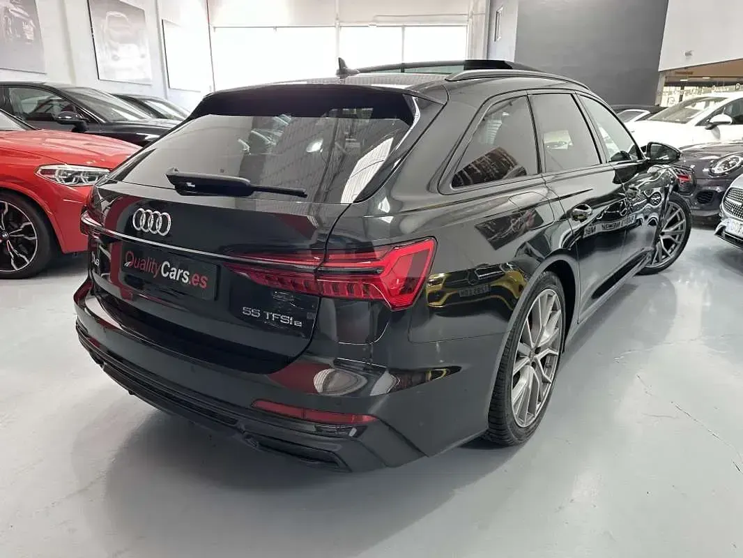 Usado Audi A6 S-Line 367 CV (269 kW) 2021 Negro Familiar