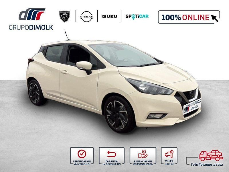 Usado Nissan Micra Acenta 92 CV (67 kW) 2021 Beige Utilitario