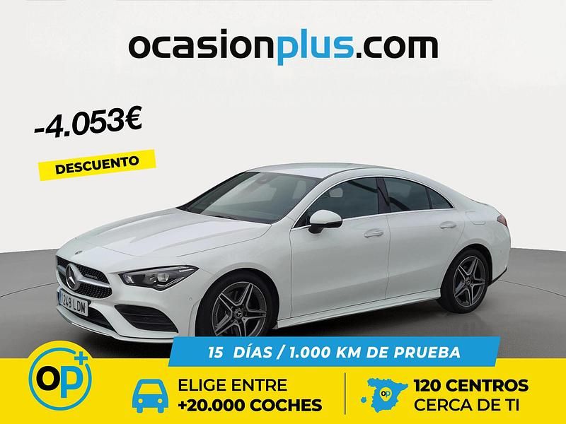 Usado Mercedes CLA200 163 CV (119 kW) 2019 Blanco Berlina