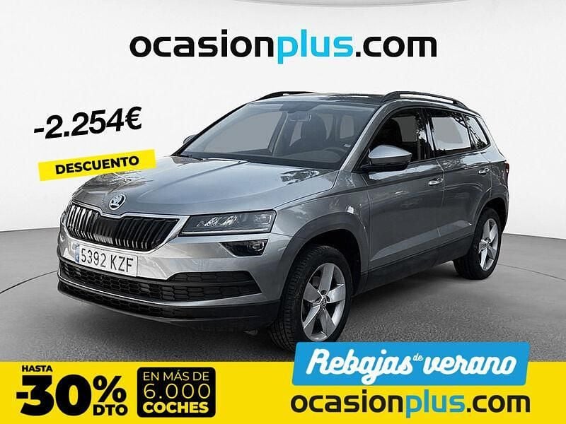 Gris Usado 2019 Skoda Karoq Ambition SUV | 18.200 € (Precio justo) - Imagen 1/4