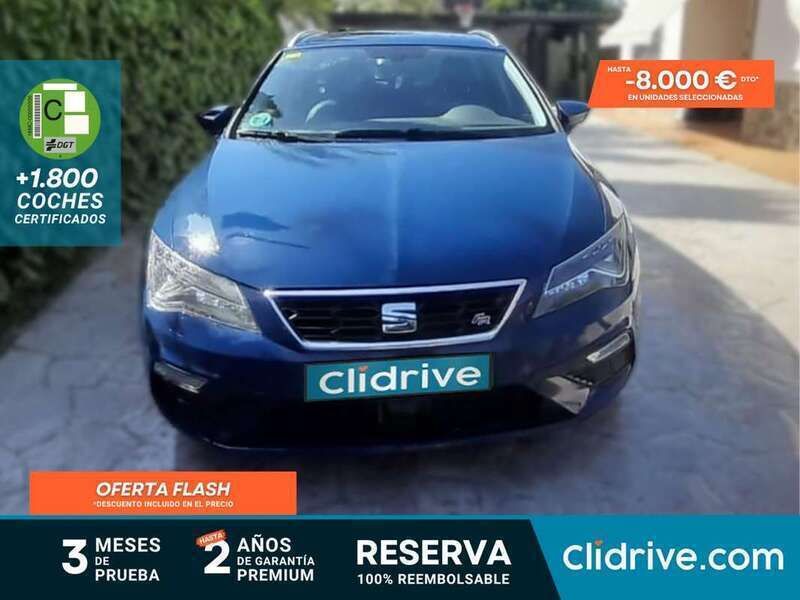Azul Usado 2017 Seat Leon ST FR Familiar | 14.290 € (Precio justo) - Imagen 1/3