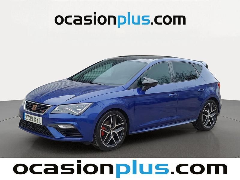 Usado Seat Leon FR 190 CV (139 kW) 2019 Azul Utilitario