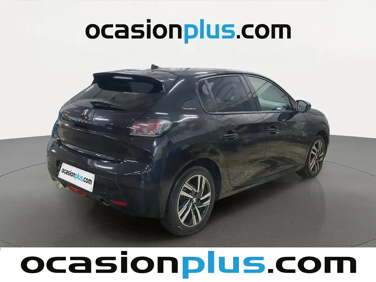 Usado Peugeot 208 Allure 100 CV (73 kW) 2023 Negro Utilitario