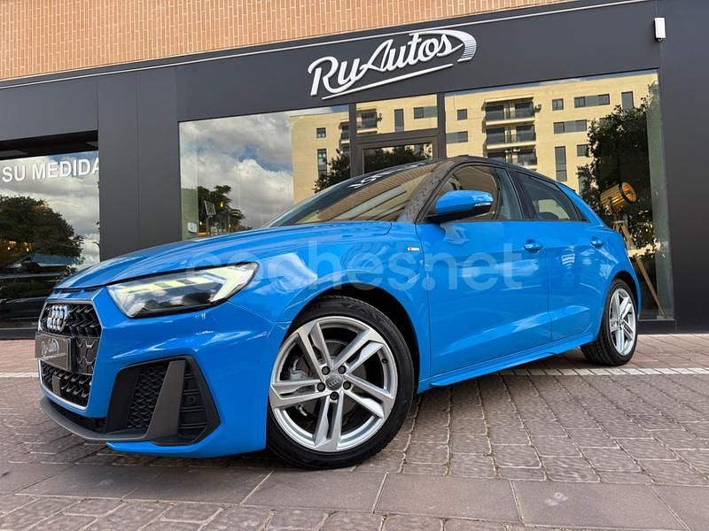 Usado Audi A1 Sportback S-Line 116 CV (85 kW) 2019 Azul Utilitario