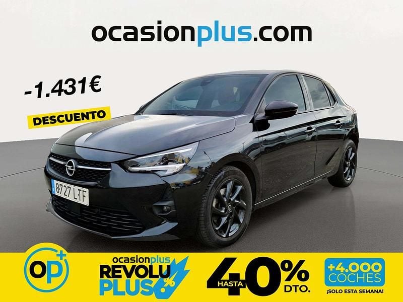 Usado Opel Corsa GS Line 100 CV (73 kW) 2021 Negro Utilitario