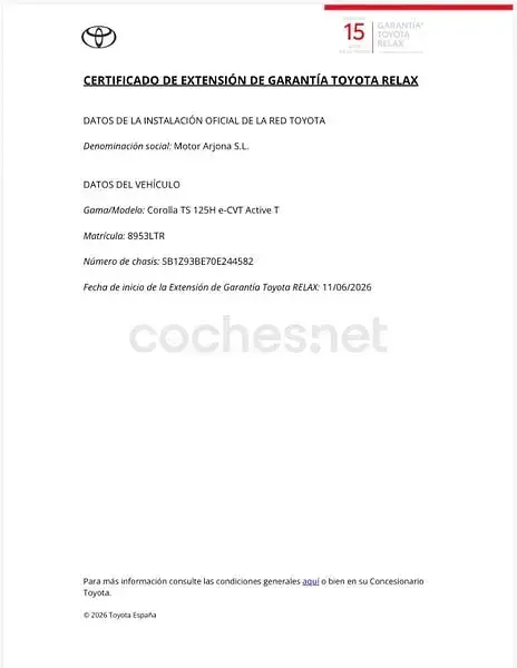 Usado Toyota Corolla Active 122 CV (89 kW) 2022 Blanco Familiar