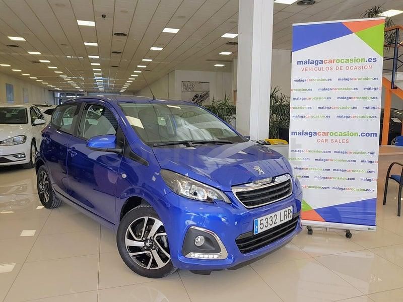 Usado Peugeot 108 Allure 72 CV (52 kW) 2021 Azul Berlina