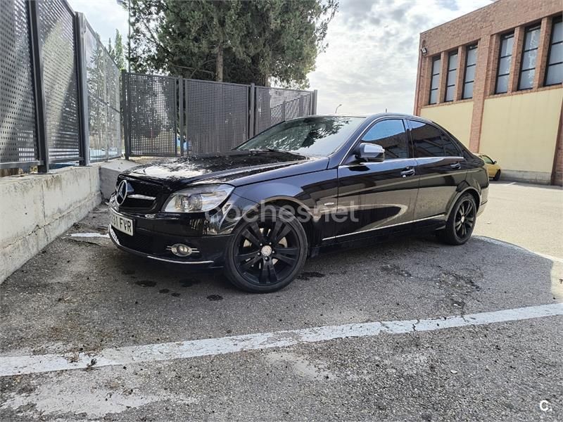 Negro Usado 2008 Mercedes C220 Avantgarde Berlina | 11.000 € (Precio justo) - Imagen 1/4