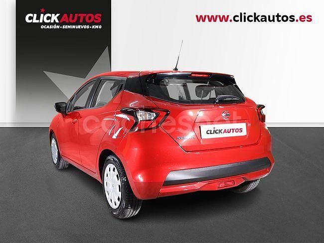 Usado Nissan Micra Acenta 92 CV (67 kW) 2022 Rojo Berlina