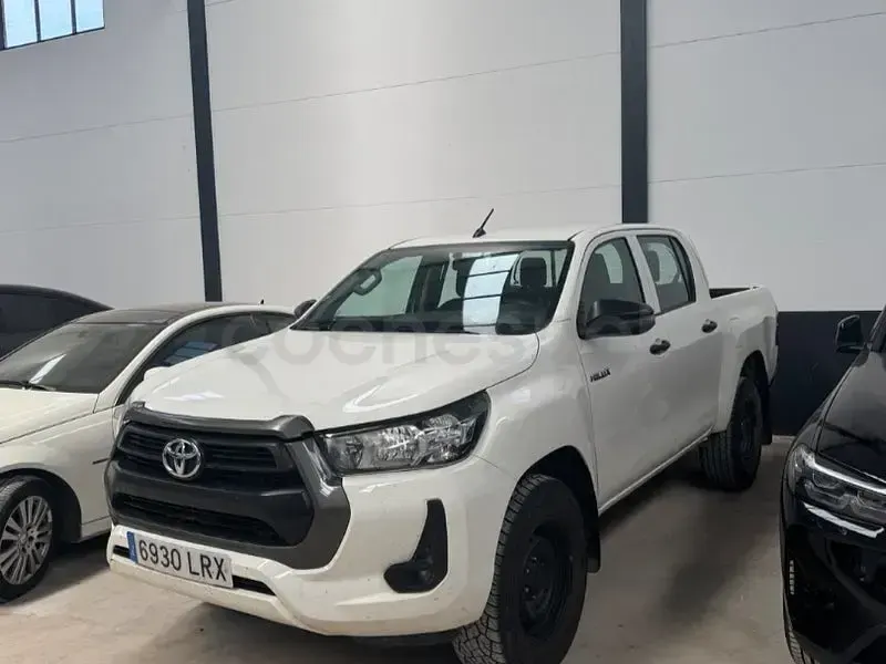 Usado Toyota HiLux 150 CV (110 kW) 2021 Blanco Pickup/Camioneta