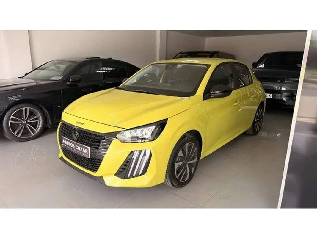 Nuevo Peugeot 208 Style 101 CV (74 kW) 2025 Amarillo Utilitario