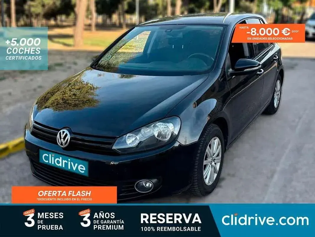 Usado VW Golf VII Advance 105 CV (77 kW) 2012 Negro Berlina