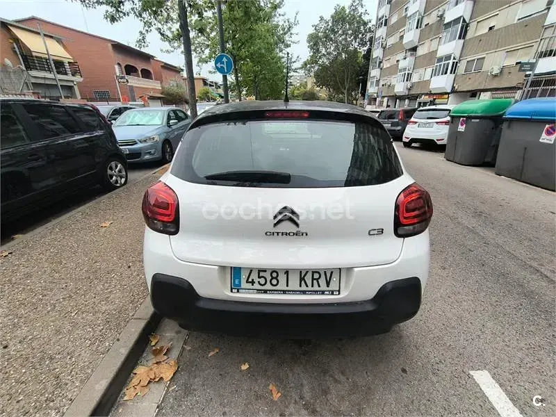Usado Citroën C3 Feel 82 CV (60 kW) 2018 Blanco Utilitario